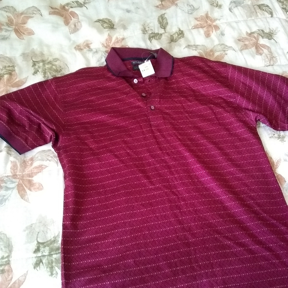 Red Striped Polo